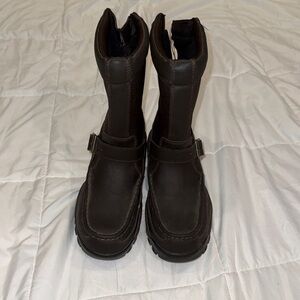 Guide Gear Brown Mid-Calf Buckle Winter Boots